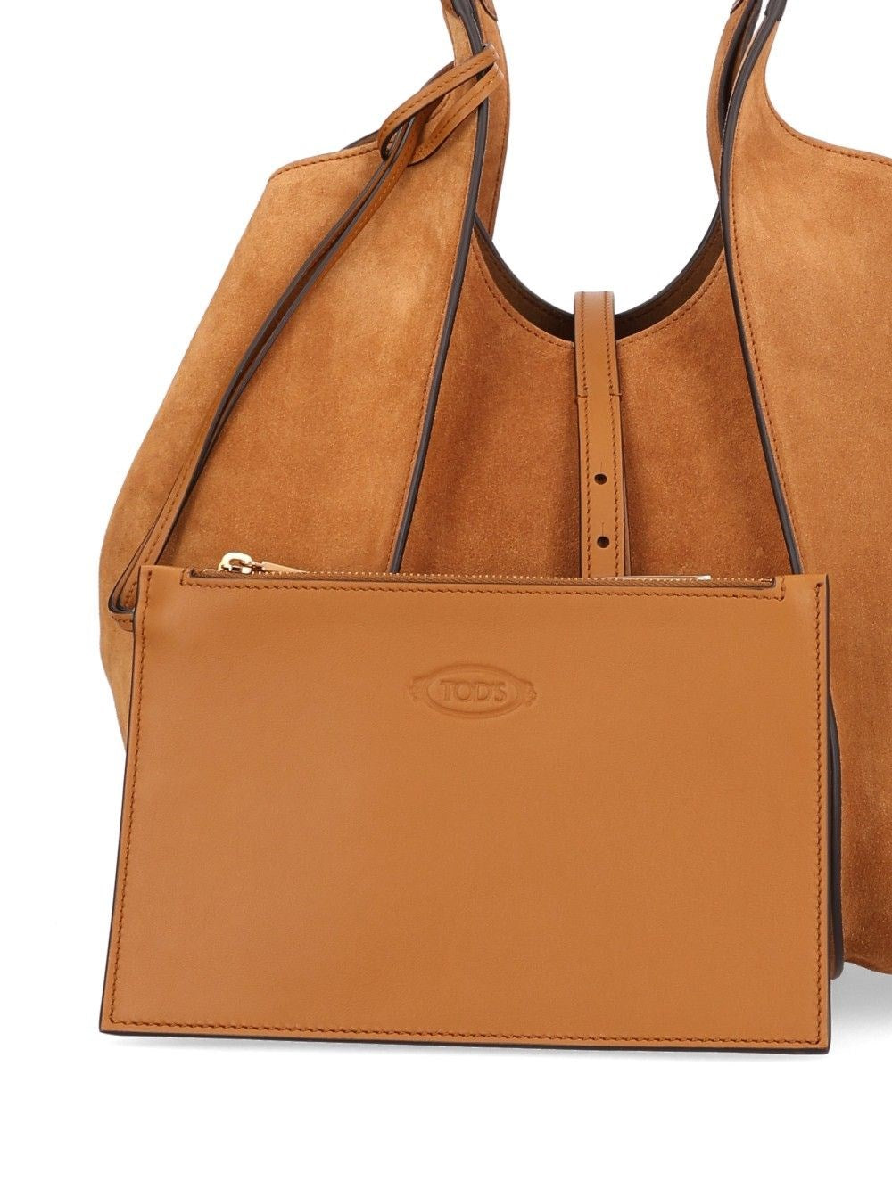 Tod's Tod's Women Small "T Timeless" Suede Bag