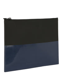 Alexander McQueen Mens Logo Flat Zip Pouch