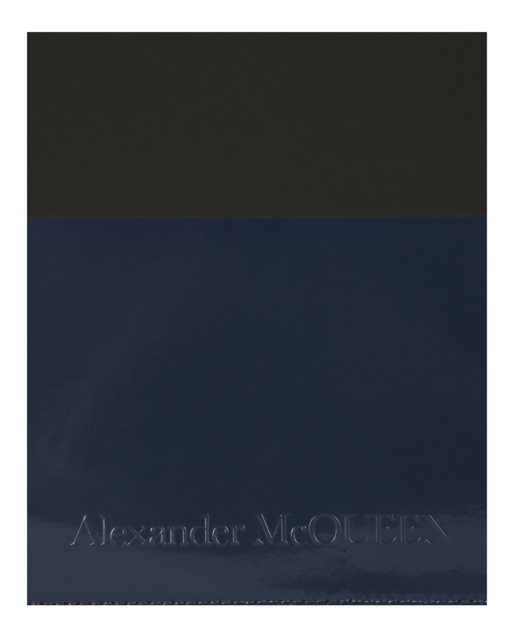 Alexander McQueen Mens Logo Flat Zip Pouch