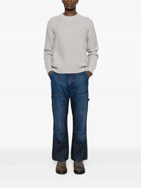 Off White Men `Gothic Ow` Flare Carpenter Jeans