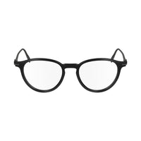 Salvatore Ferragamo Eyeglasses Round Full Rim, Black Frame and Clear Demo Lenses Lens SF2976001
