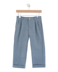 Gucci Boys Pleated Plaid Pants