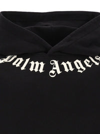 Palm Angels Men Neck Logo Hoodie