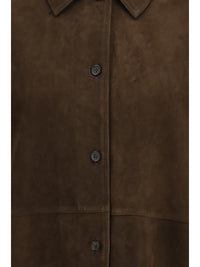 Toteme Women Suede Shirt Jacket
