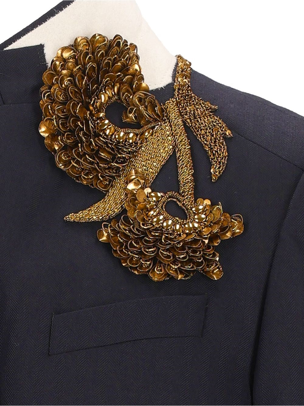 Dries Van Noten Women Embroidered Double-Breasted Blazer