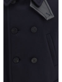 Burberry Men Wool Cashmere Pea Coat