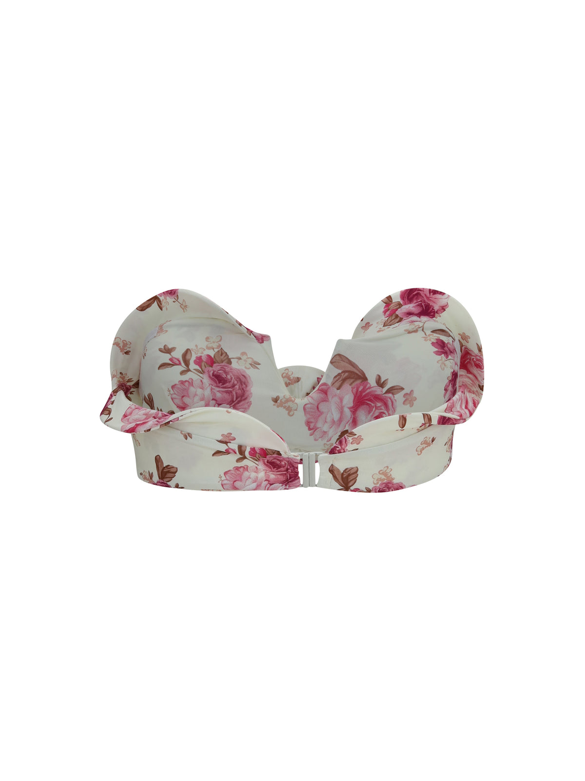 Magda Butrym Women Sculptural Floral-Print Bandeau Swim Top