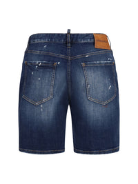 DSQUARED2 Dsquared2 Men Distressed Denim Shorts