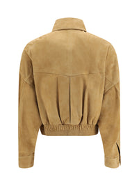 Versace Women Suede Blouson Jacket