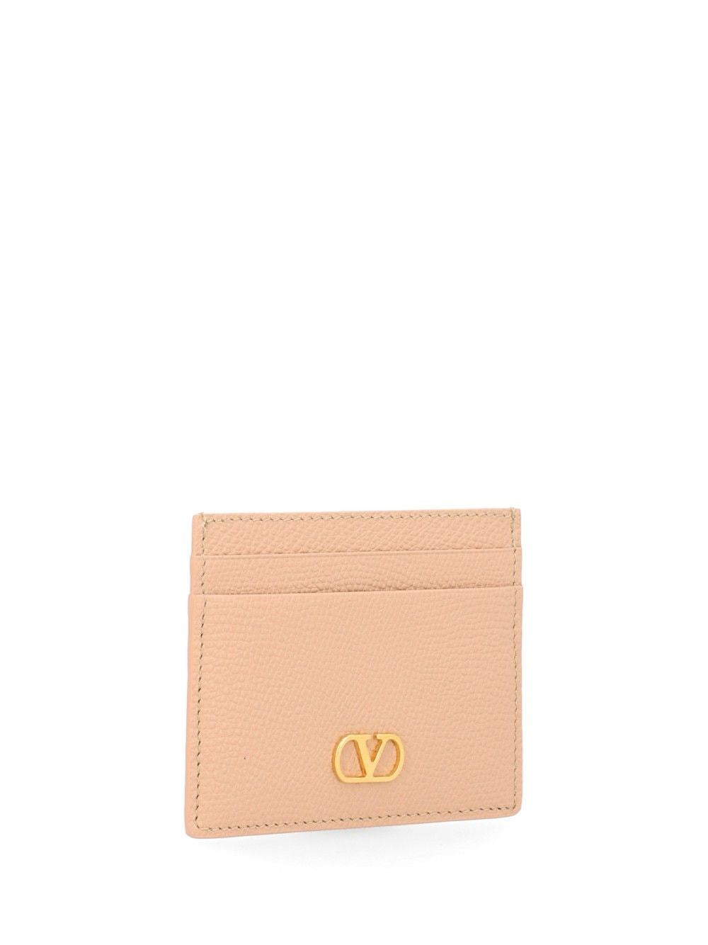 Valentino Garavani Valentino Garavani Women Vlogo Signature Leather Card Holder