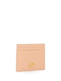 Valentino Garavani Valentino Garavani Women Vlogo Signature Leather Card Holder