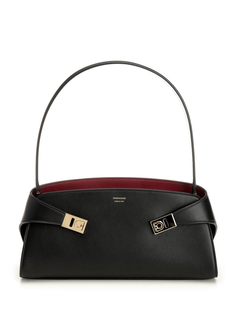 Ferragamo Women Hug Leather Shoulder Bag