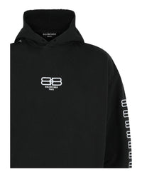 Balenciaga Balenciaga Mens BB Paris Icon Medium Fit Hoodie