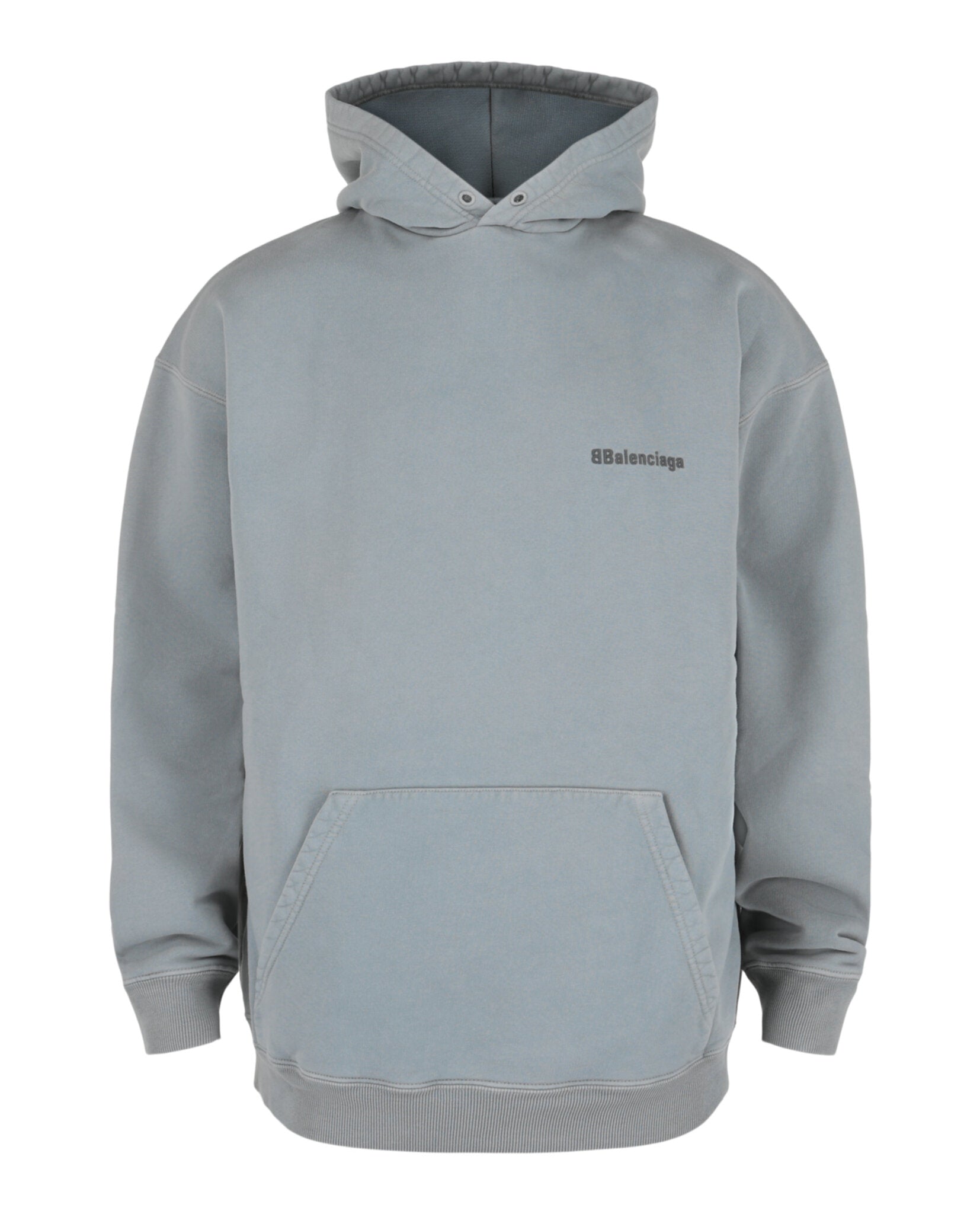 Balenciaga Balenciaga Mens Embroidered Logo Hoodie