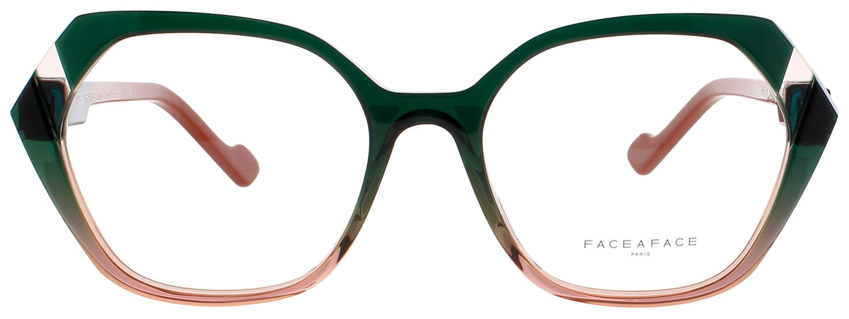 Face A Face Face A Face Optical Glasses PINK & GREEN DEGRADE