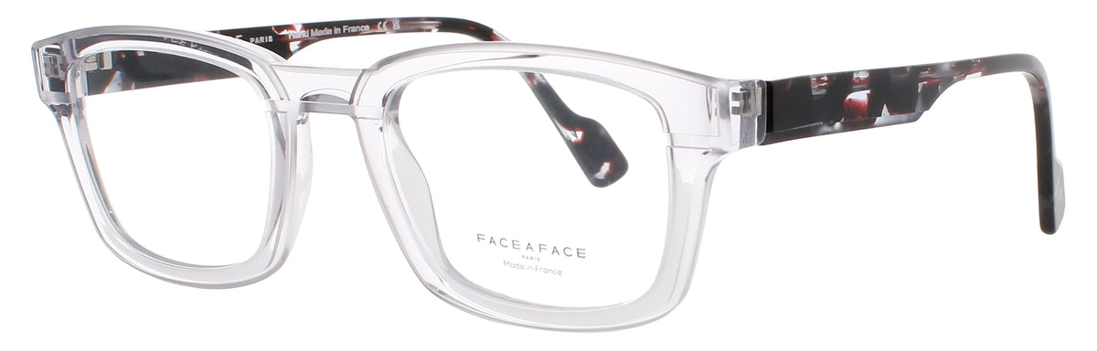 Face A Face Face A Face Optical Glasses TRANSPARENT STRIPED GREEN HORIZONTAL