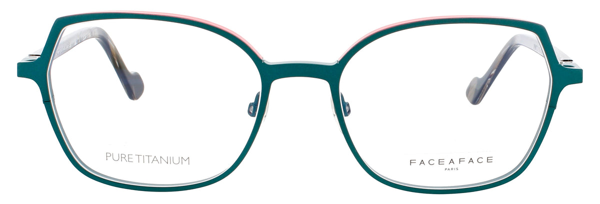 Face A Face Face A Face Optical Glasses Turquoise