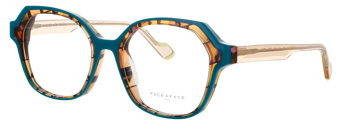 Face A Face Face A Face Optical Glasses Turquoise