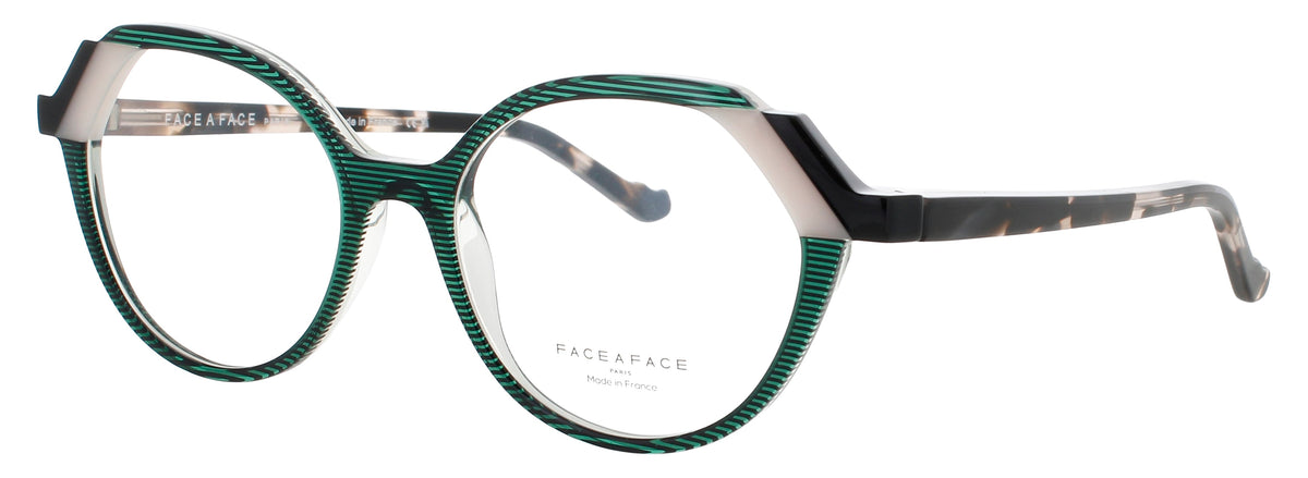 Face A Face Face A Face Optical Glasses Green