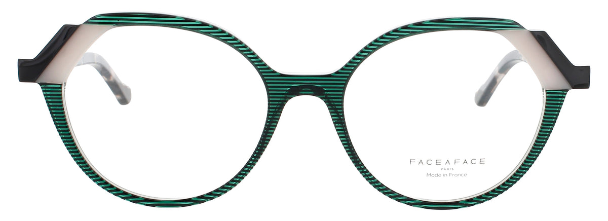 Face A Face Face A Face Optical Glasses Green