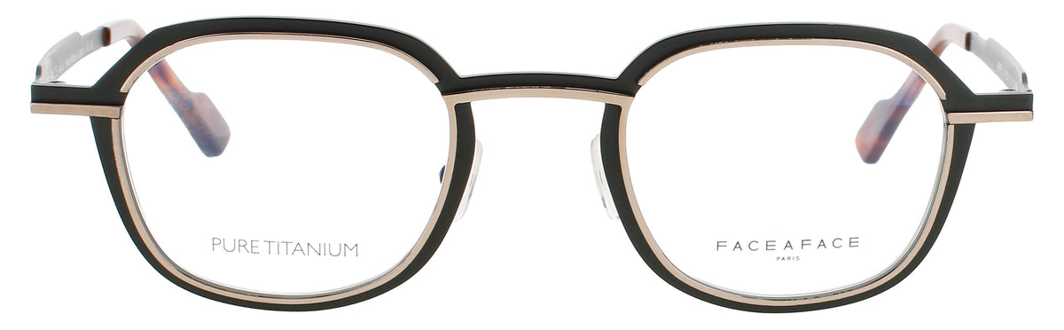 Face A Face Face A Face Optical Glasses Gold