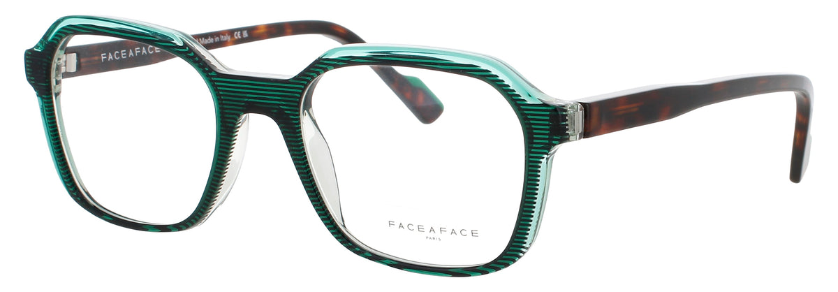 Face A Face Face A Face Optical Glasses Green