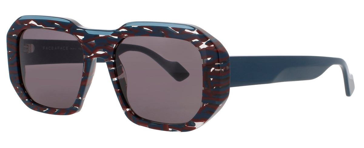 Face A Face Face A Face Sunglasses Burgundy