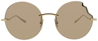 Face A Face Face A Face Sunglasses Gold
