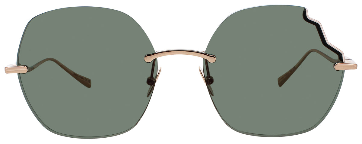 Face A Face Face A Face Sunglasses Green