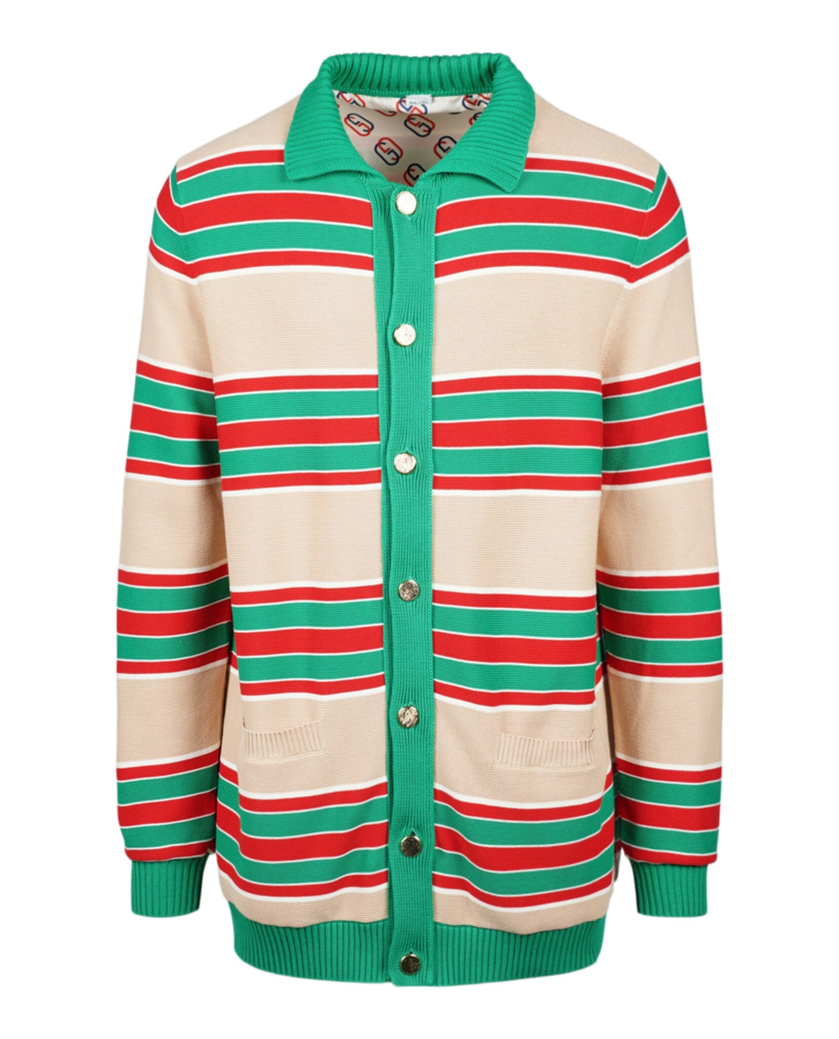 Gucci Mens Multi Striped Sweater