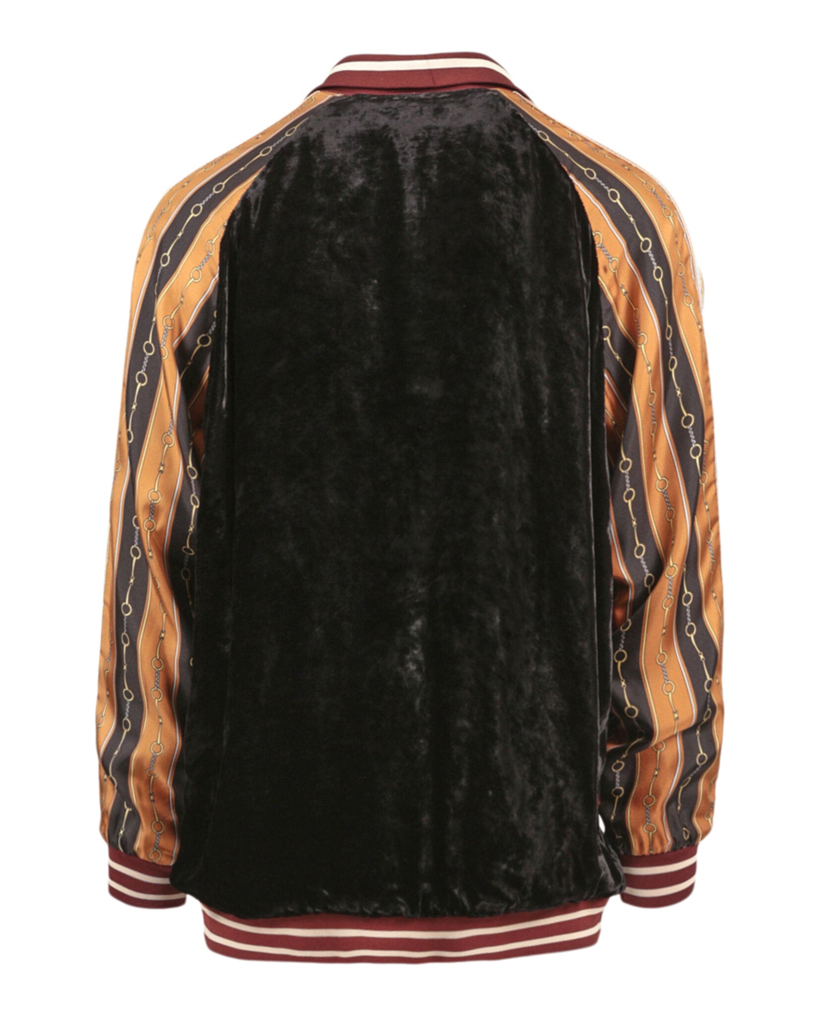 Gucci Gucci Mens Mixed Media Track Jacket