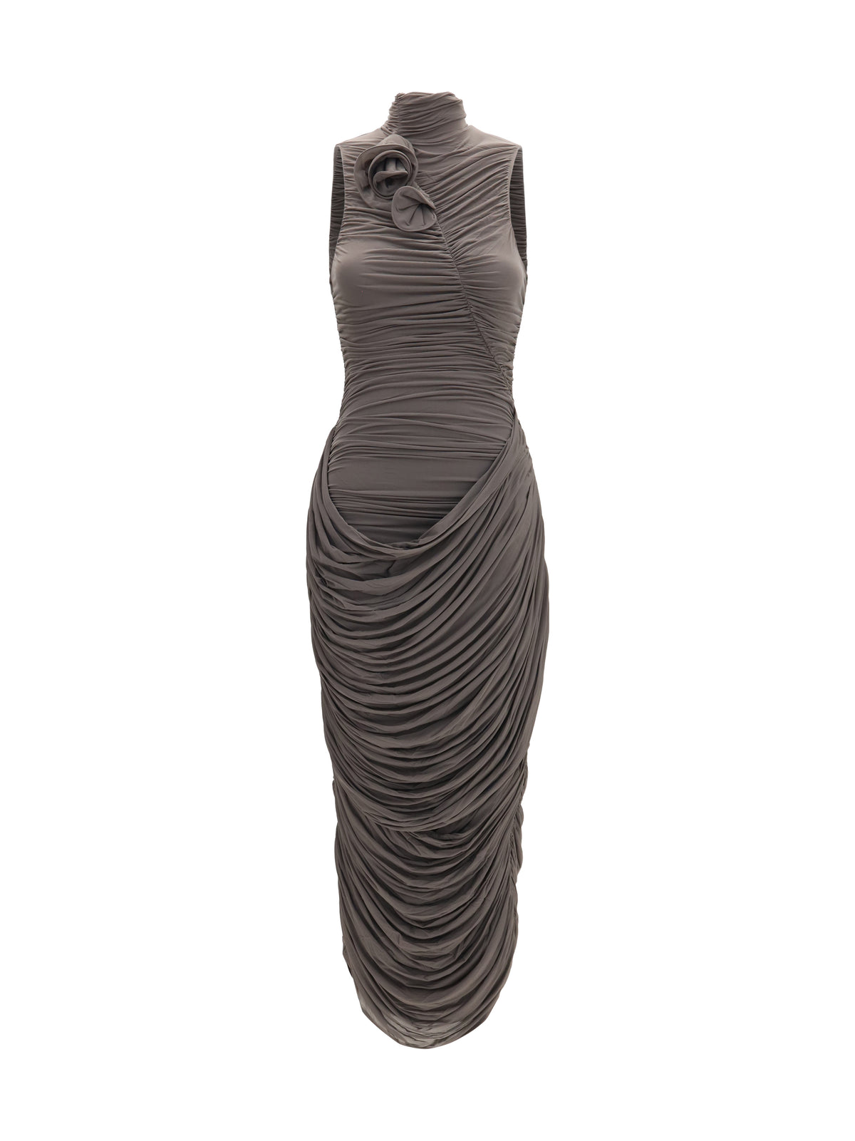 Magda Butrym Women Draped High-Neck Midi Dress