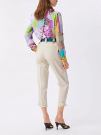 Versace Women Stretch Wool Trousers