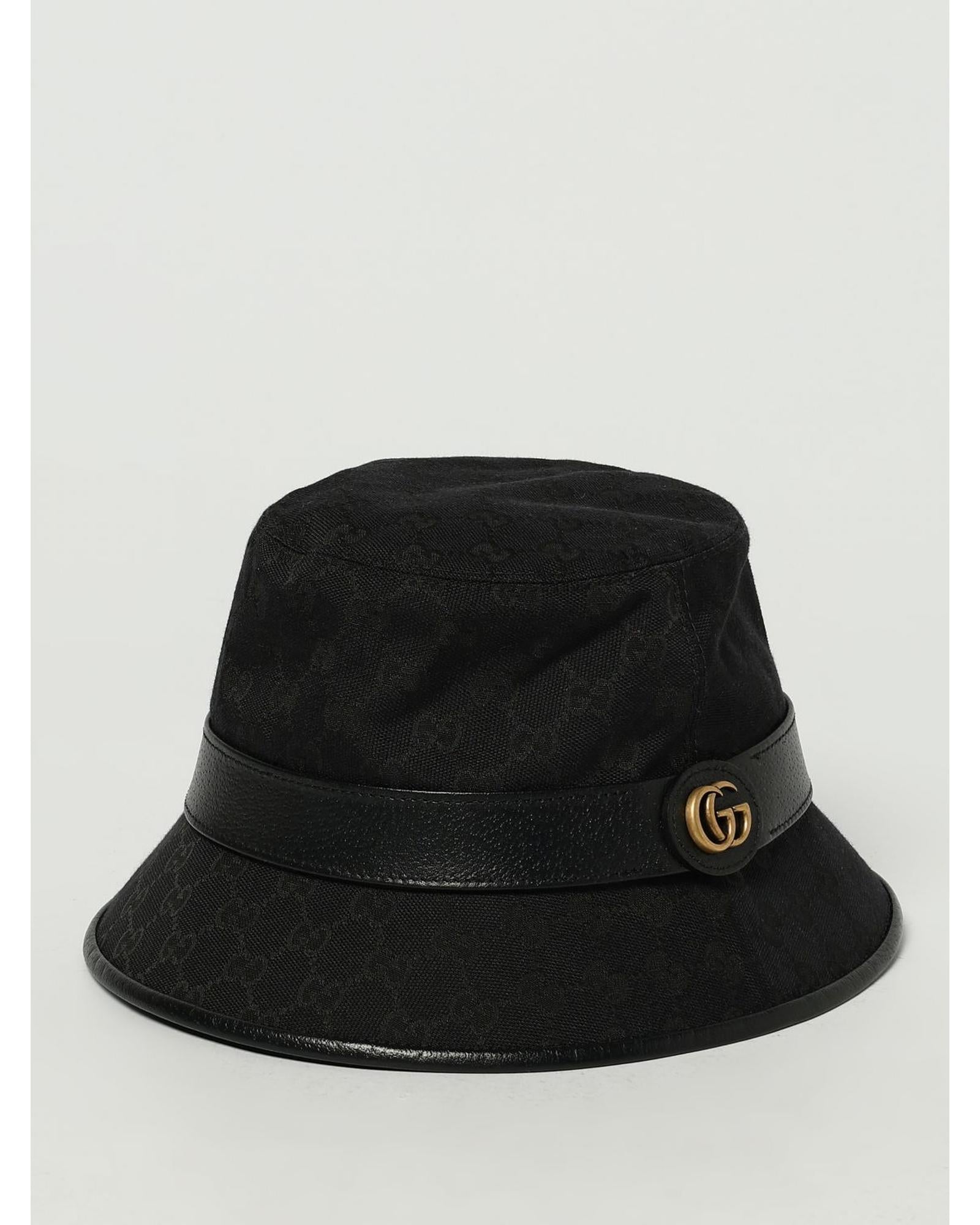 Gucci GG Canvas Bucket Hat Men Black