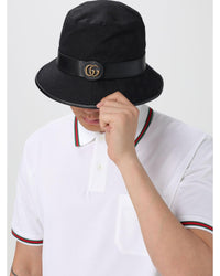 Gucci GG Canvas Bucket Hat Men Black