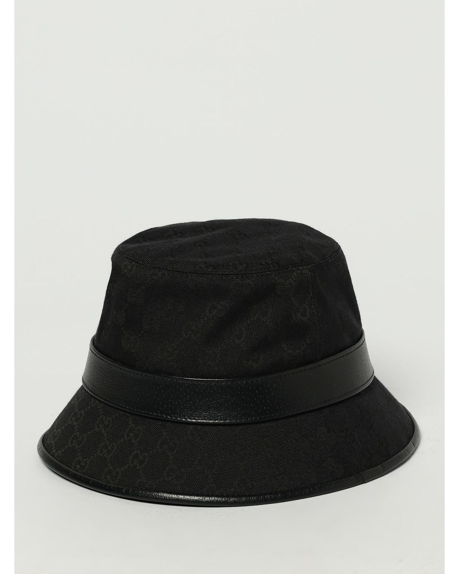 Gucci GG Canvas Bucket Hat Men Black