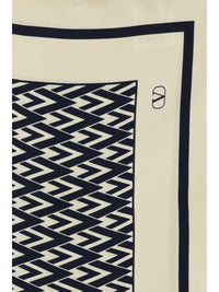 Valentino Garavani Women Toute La V Silk Scarf