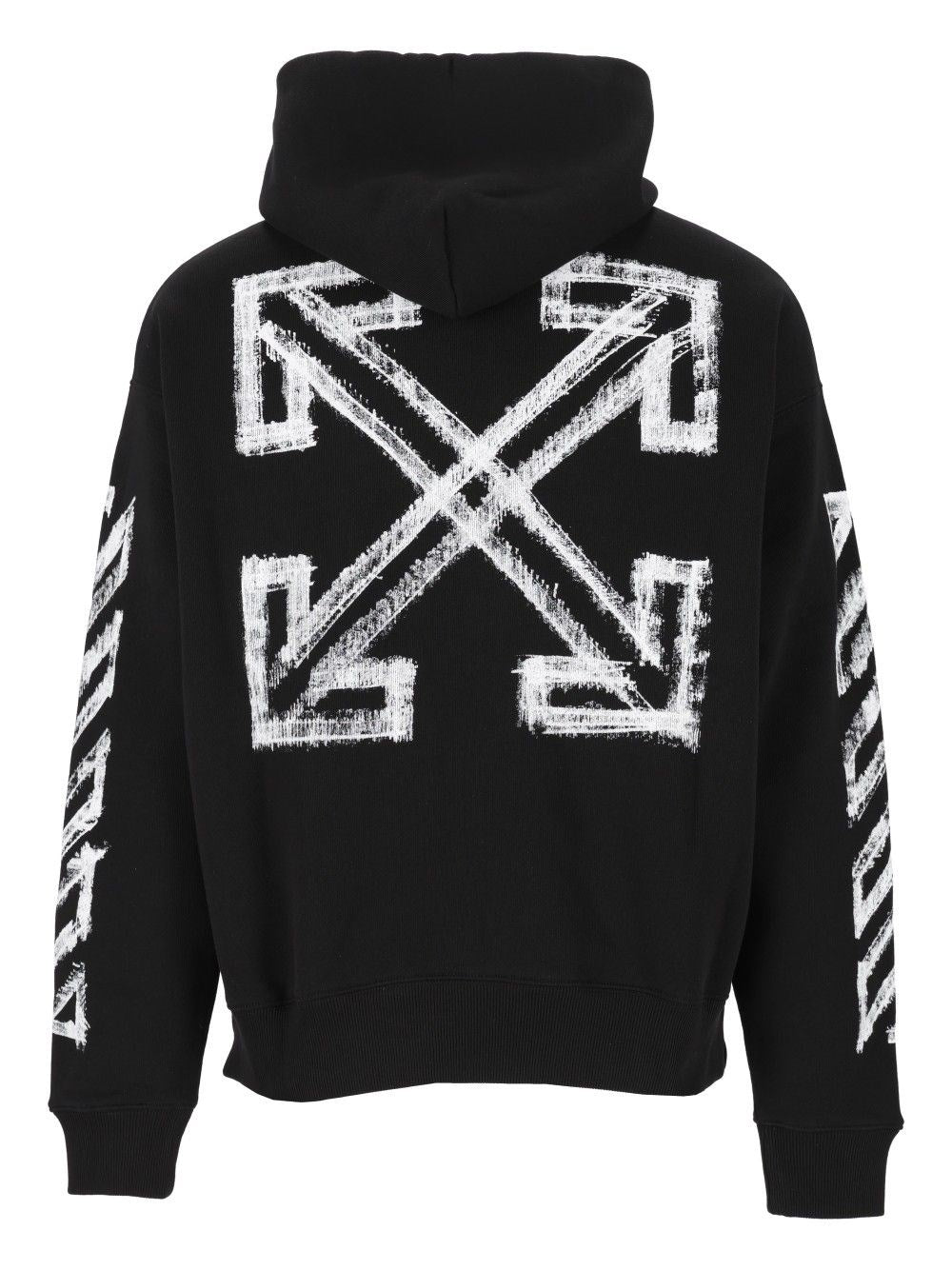 Off-white Off-White Men Motion Arrow Skate Hoodie