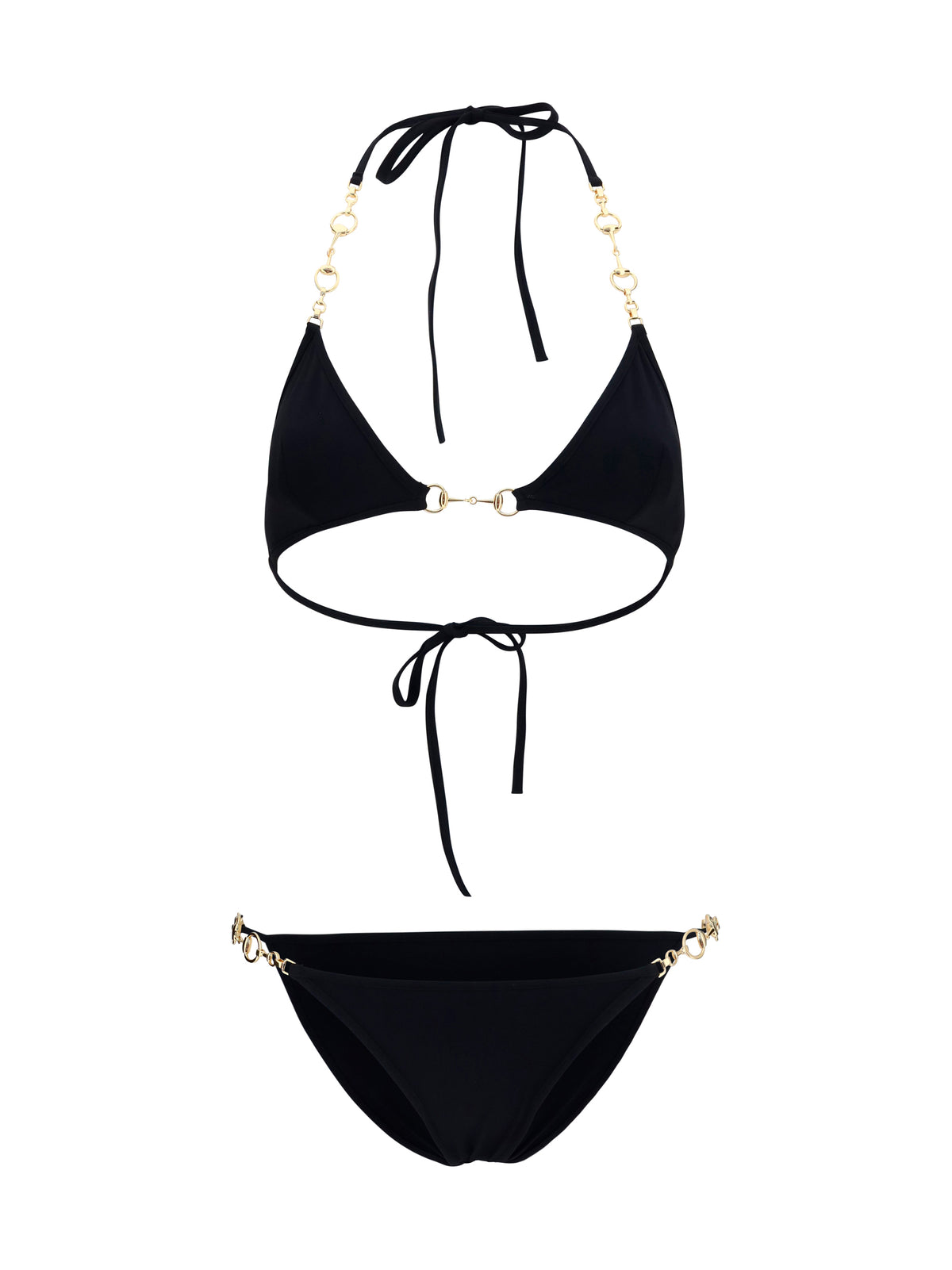 Gucci Women Stretch Jersey Bikini With Horsebit