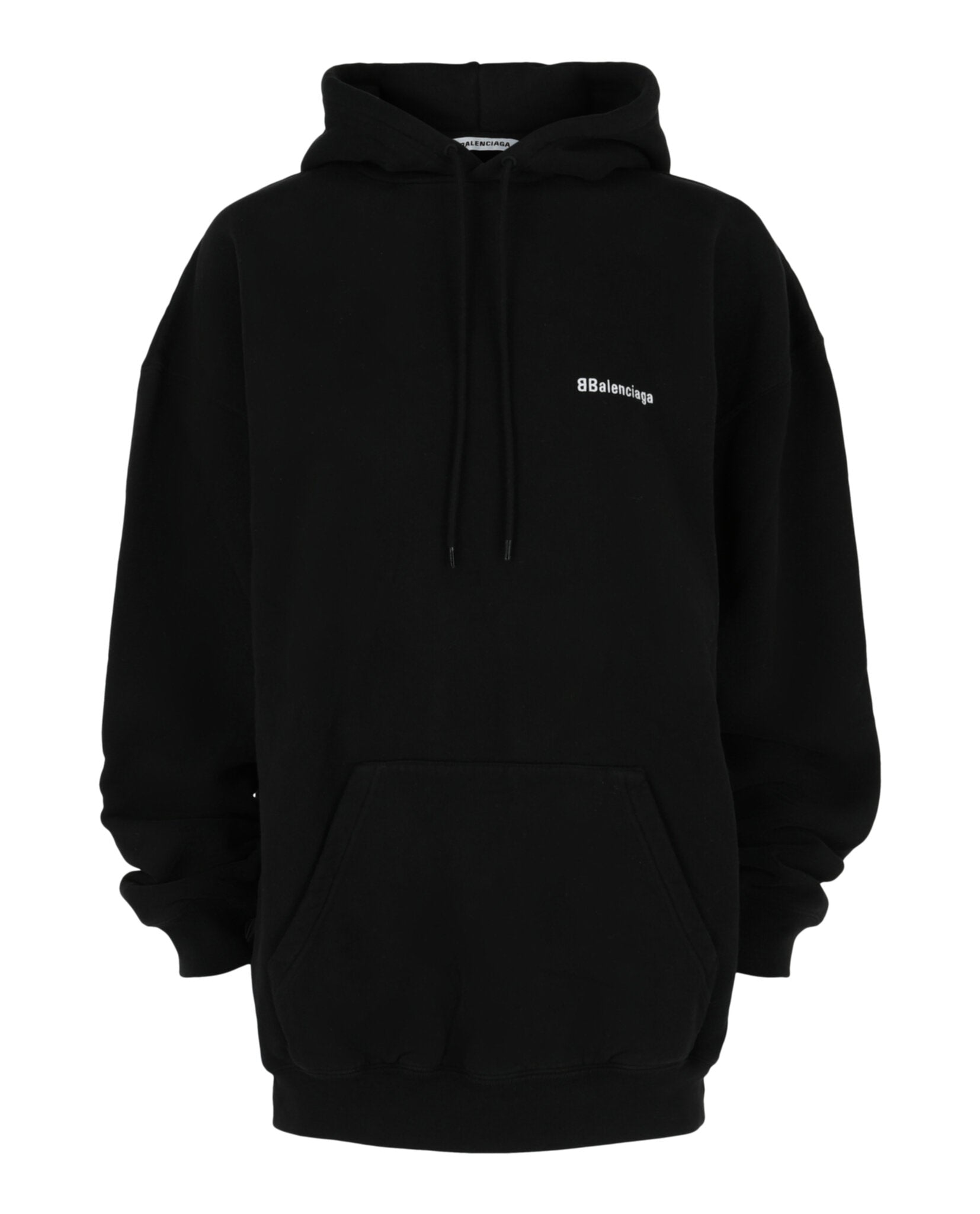 Balenciaga Balenciaga Womens Double B Logo Hoodie