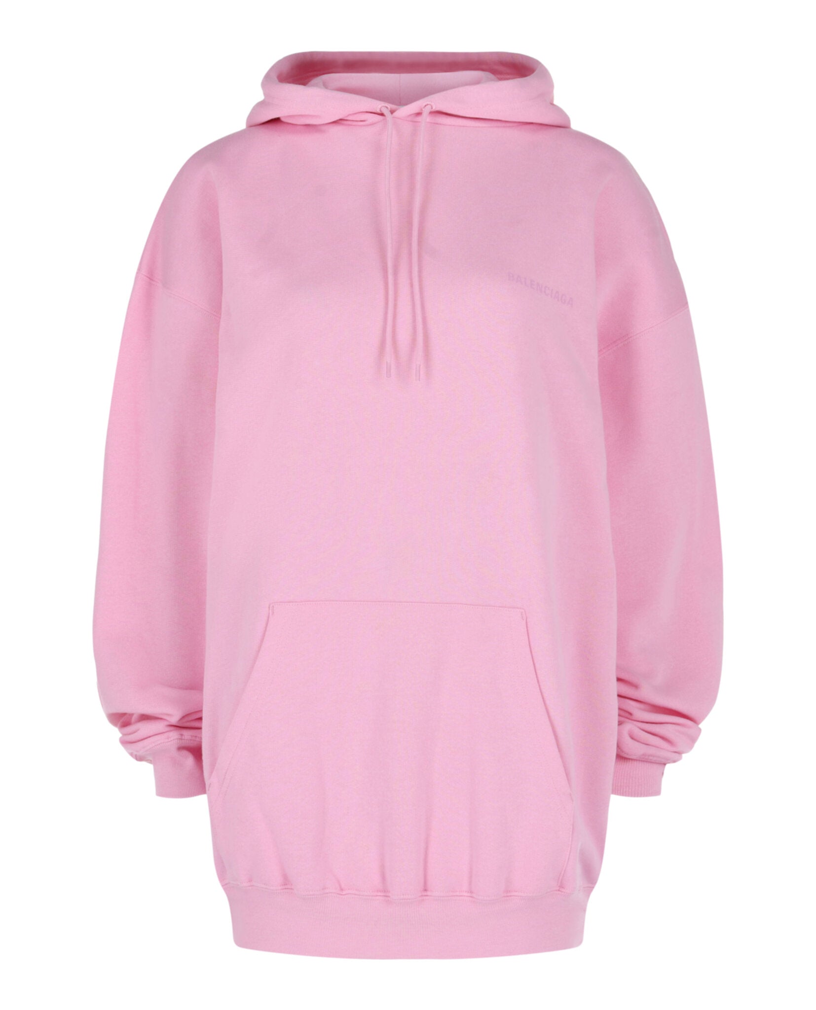 Balenciaga Womens Oversized Logo Hoodie