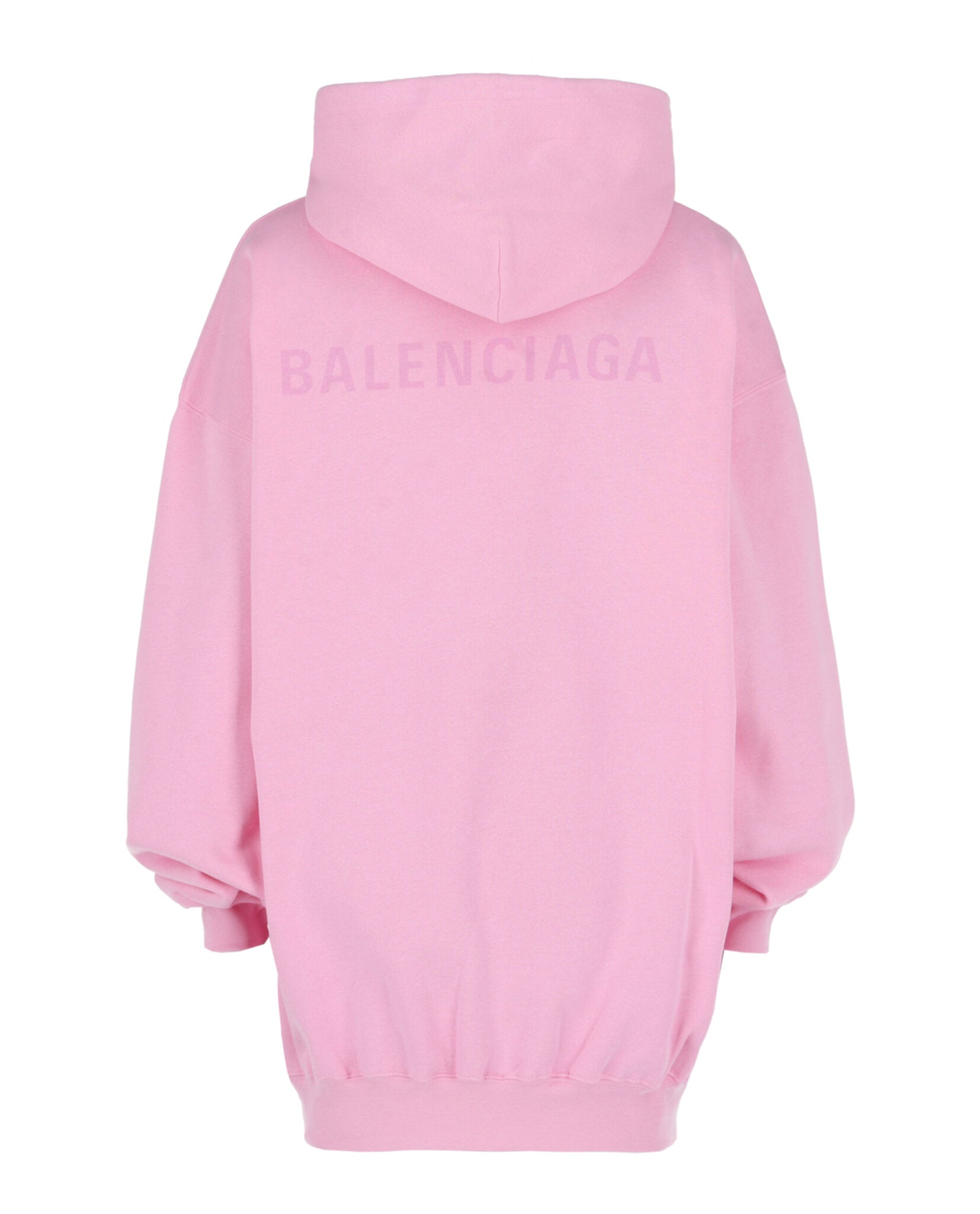 Balenciaga Womens Oversized Logo Hoodie