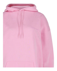 Balenciaga Womens Oversized Logo Hoodie