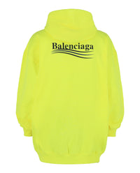Balenciaga Balenciaga Womens Political Campaign Logo Hoodie
