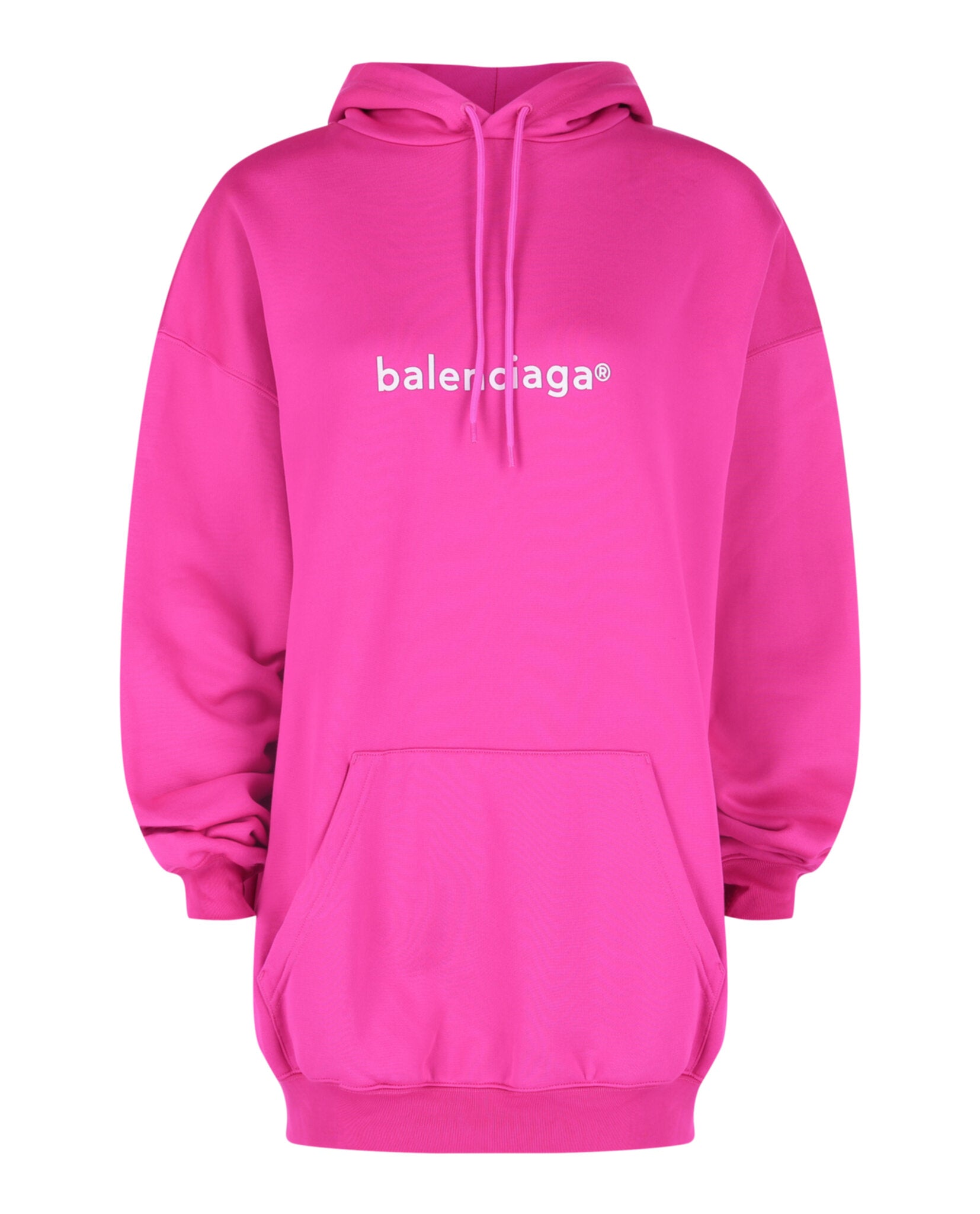 Balenciaga Womens Copyright Logo Hoodie