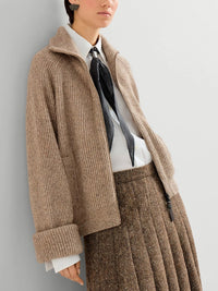 Brunello cucinelli Brunello Cucinelli Women Rubbed Cardigan With Monili