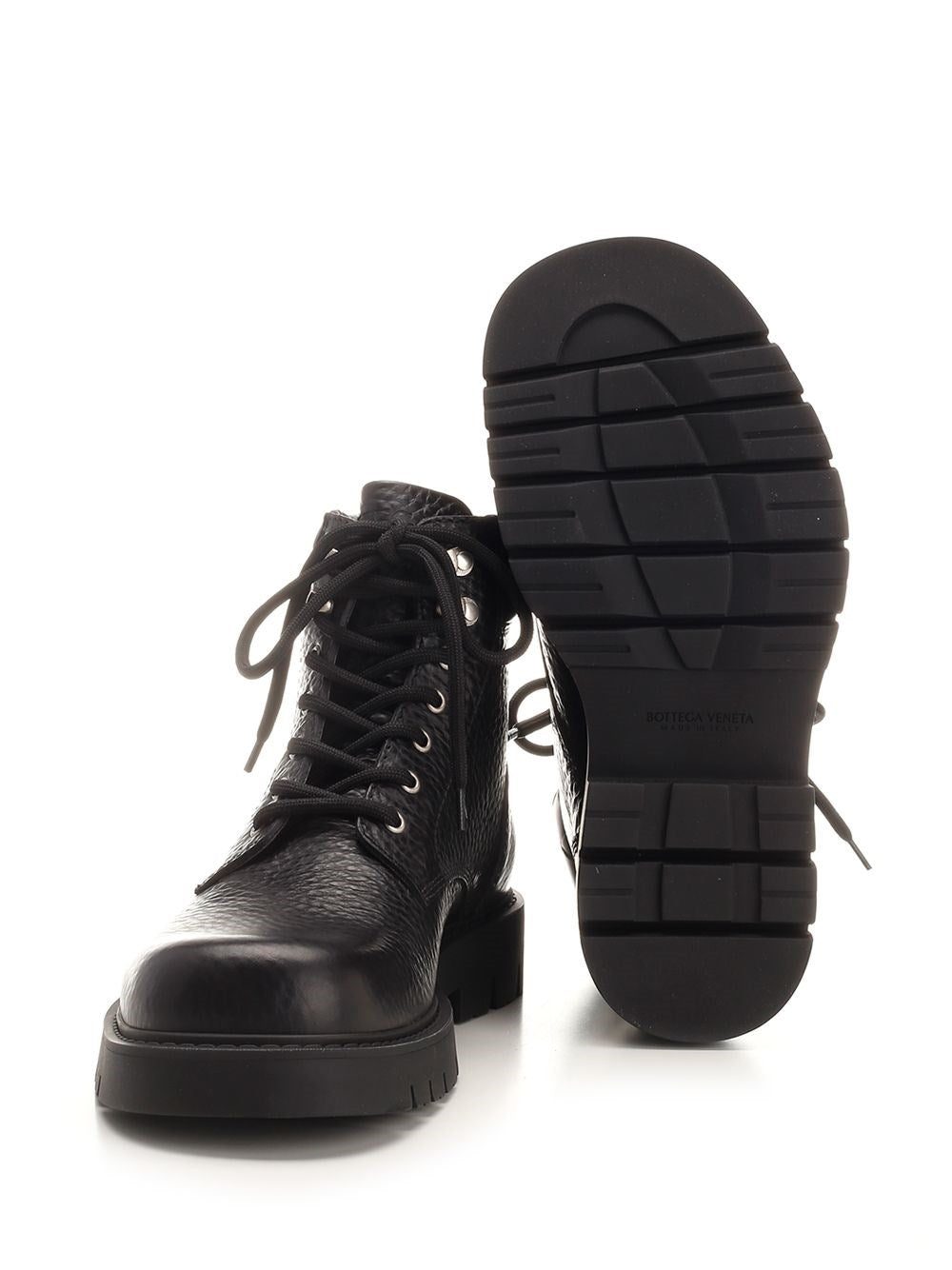 Bottega Veneta Bottega Veneta Men "Haddock" Lace-Up Boots
