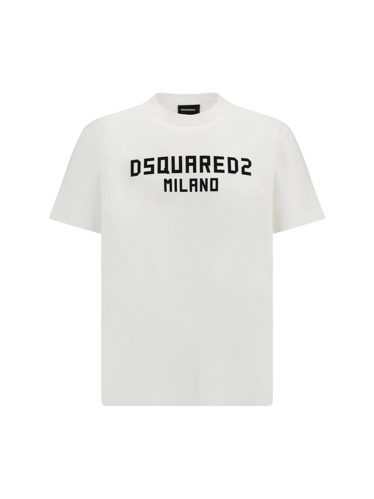 Dsquared2 Men T-Shirt With “Dsquared2 Milano” Logo Printed