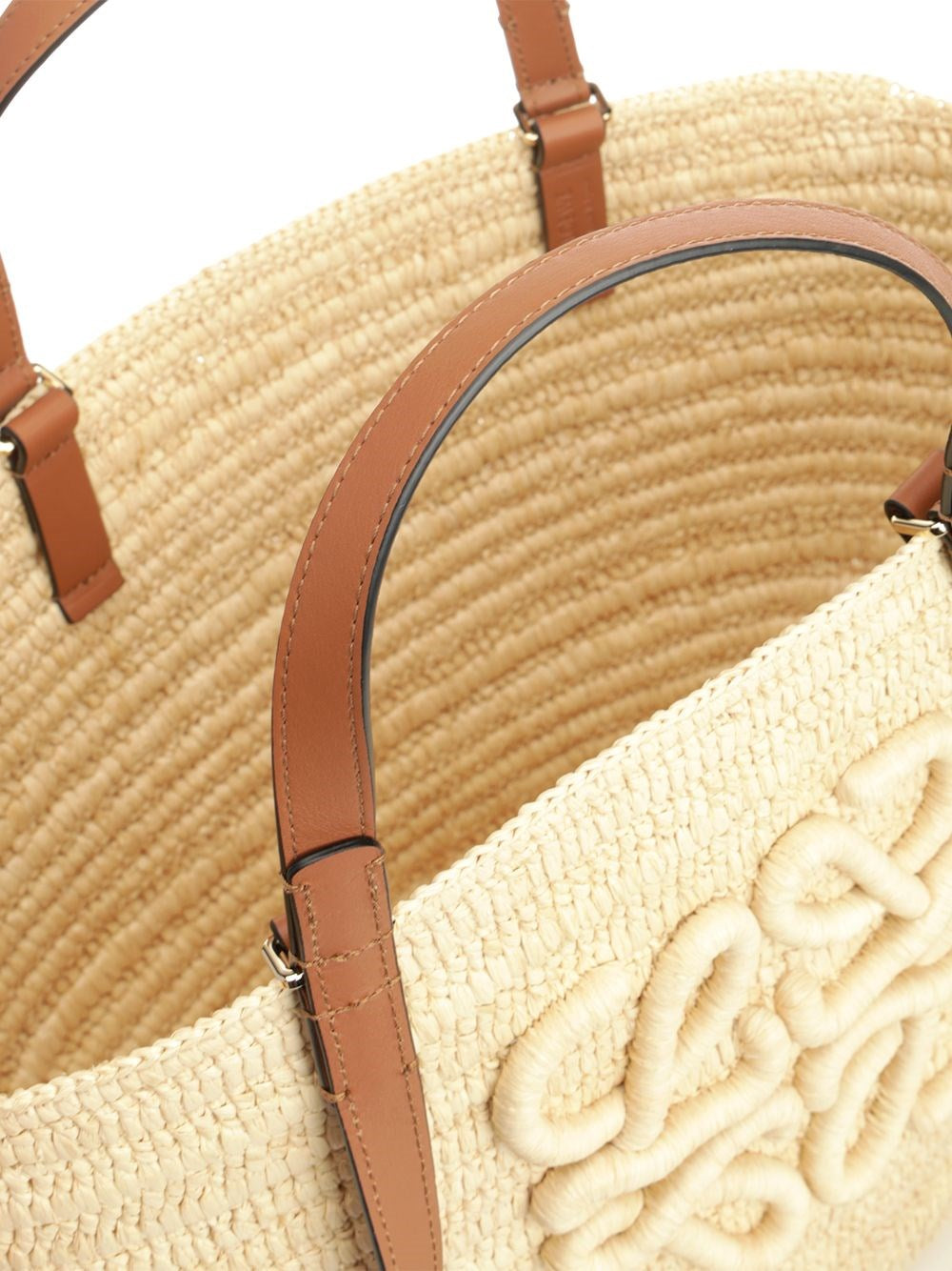 Loewe Paula's Ibiza Women Eclipse Medium Basket Bag In Raffia