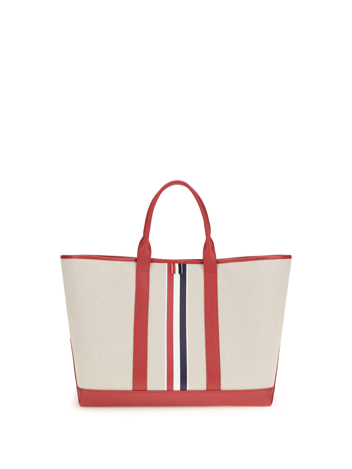Thom Browne Men Canvas Tote Bag